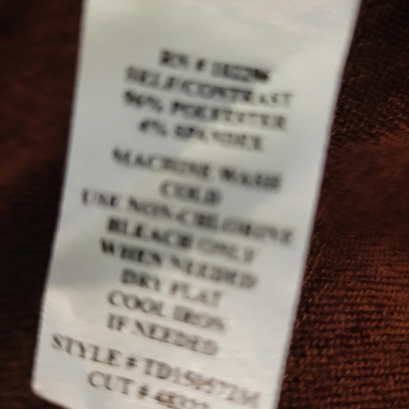 Womans Connected Apparel Fine Knit Coat Dress In Wine Size 12 - Picture 4 of 7